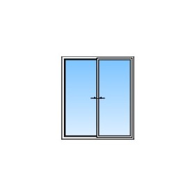 Baie vitrée coulissante PVC